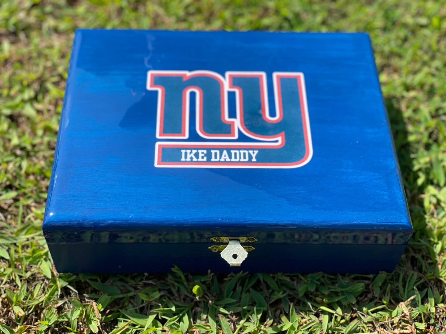 Custom Dominoes with Custom Wood Box (NO HANDLE)