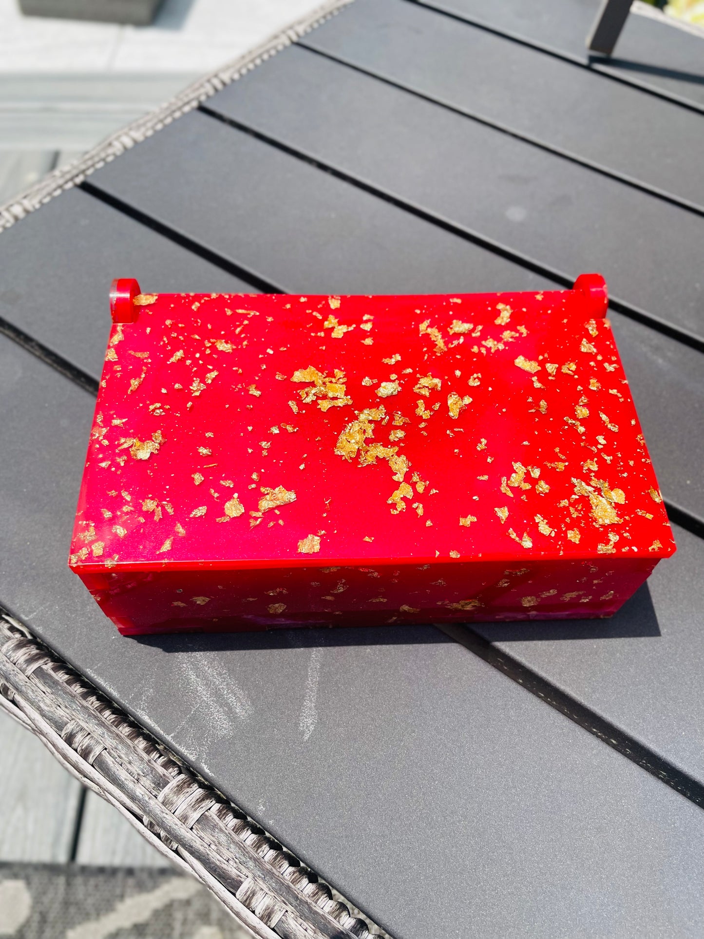 Custom Dominoes with Custom Resin Box